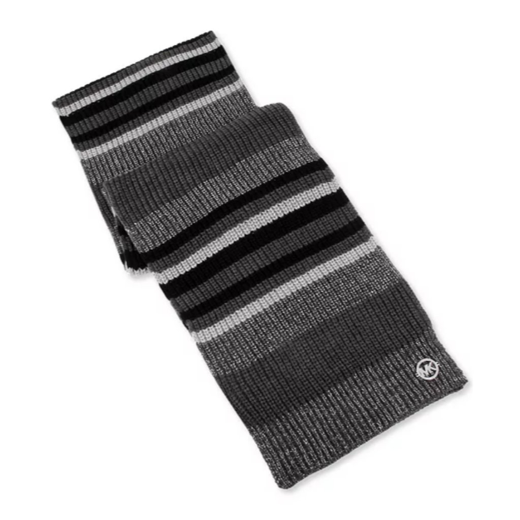 Michael Michael Kors Metallic Shaker Stripe Scarf